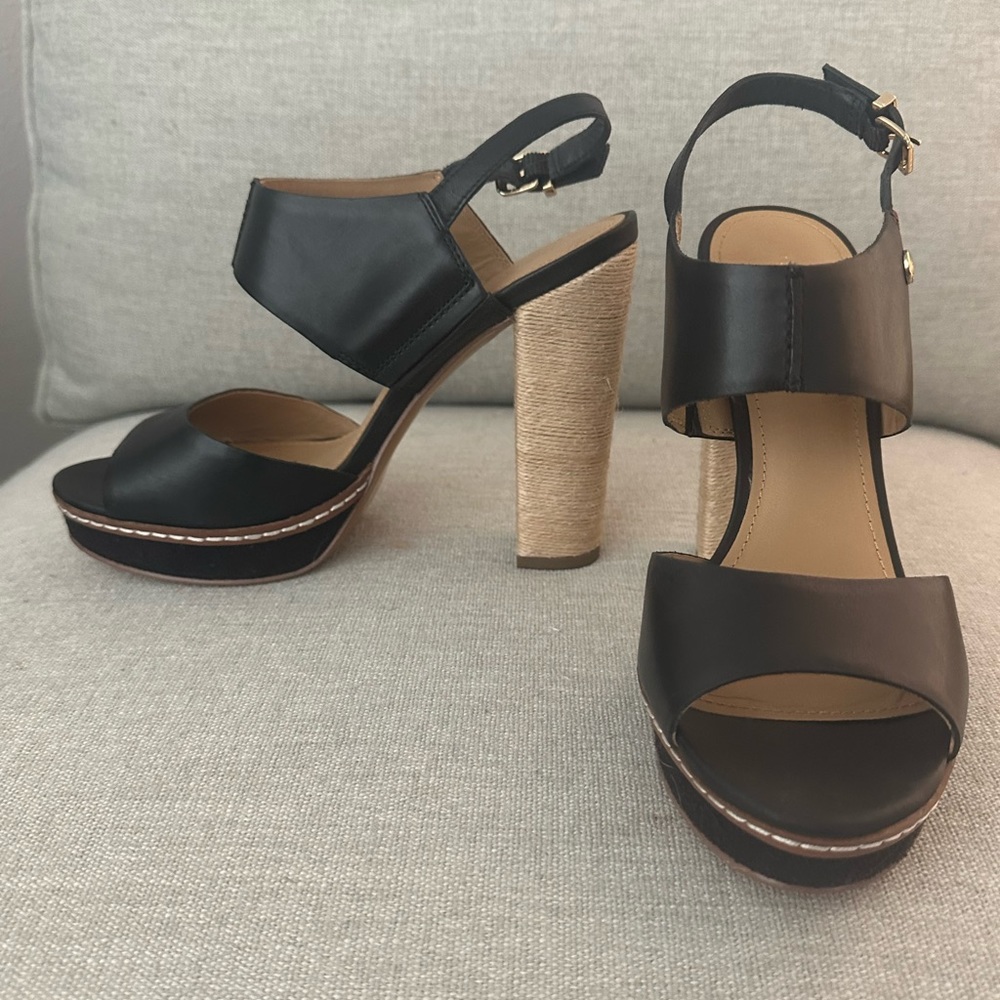 Black Th Sandals. - image 1